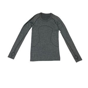 Lululemon Swiftly Tech Long Sleeve Crew
Heathered Black Sz 6